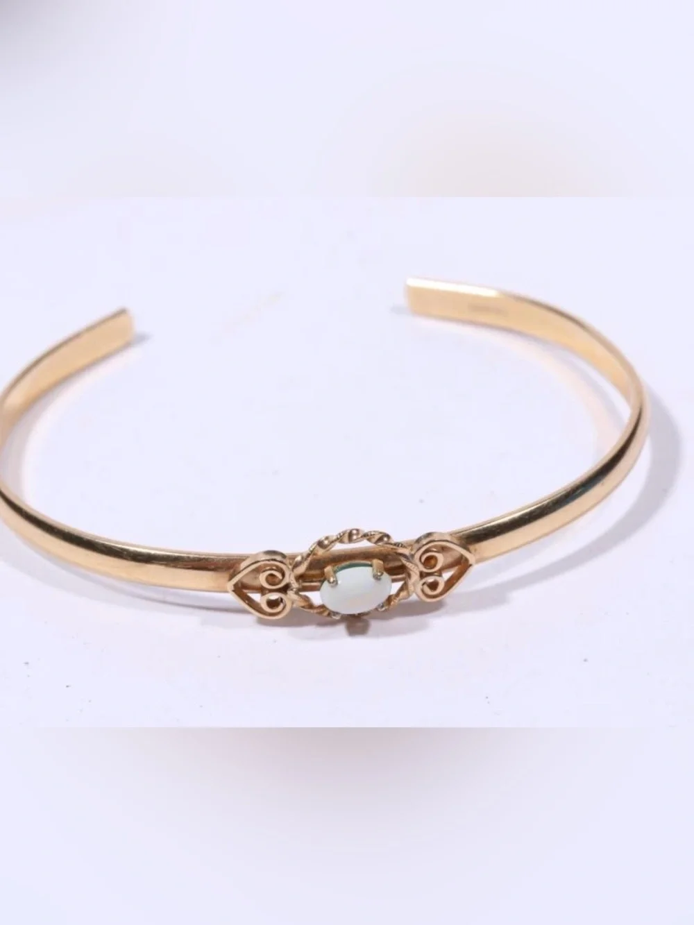 Vintage group of gold filled baby bangle and cuff bracelets including Krementz